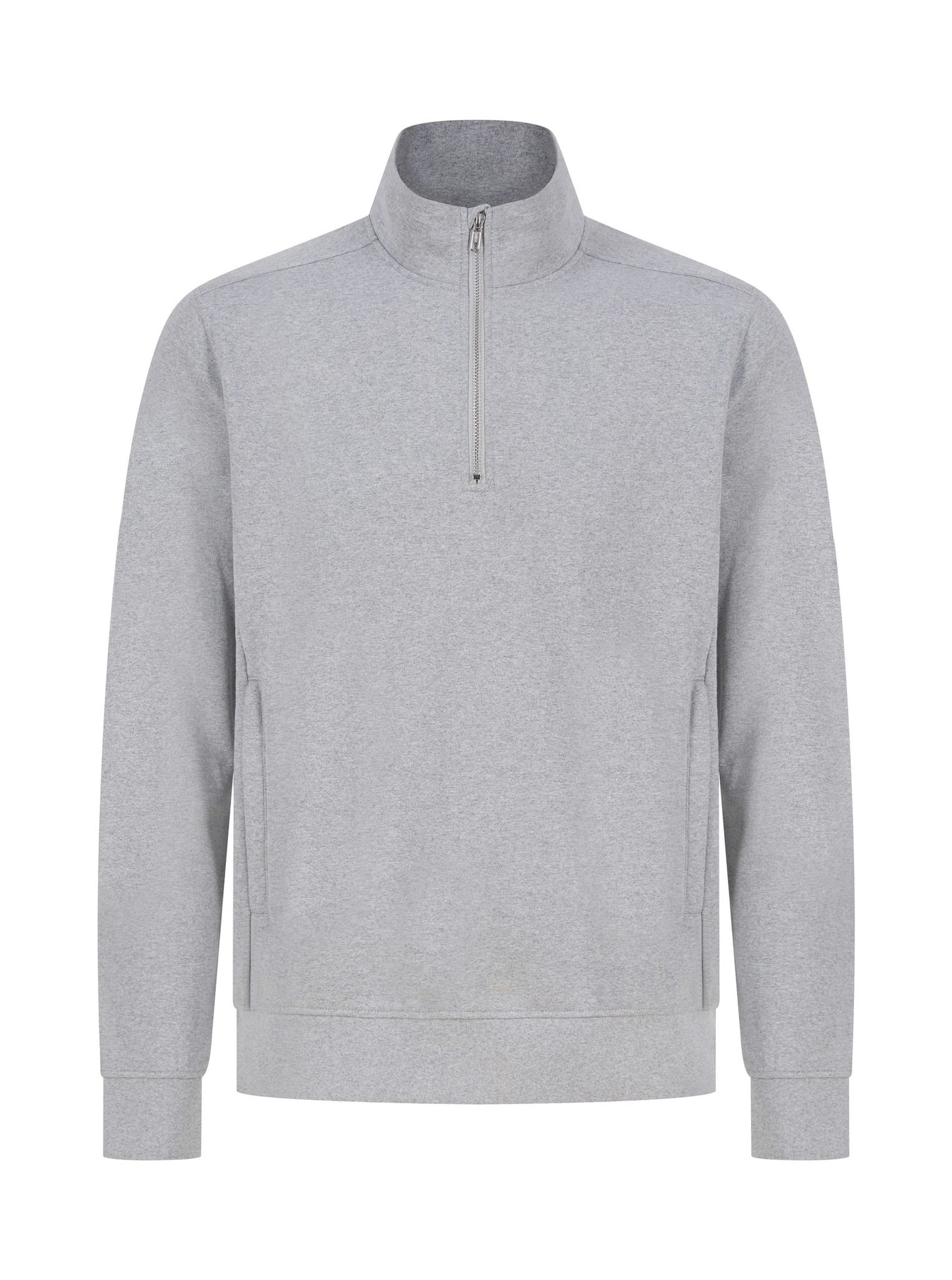 Henbury Unisex sustainable ¼-zip sweatshirt