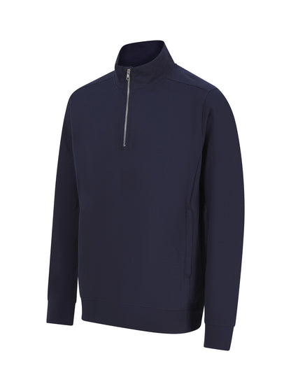 Henbury Unisex sustainable ¼-zip sweatshirt