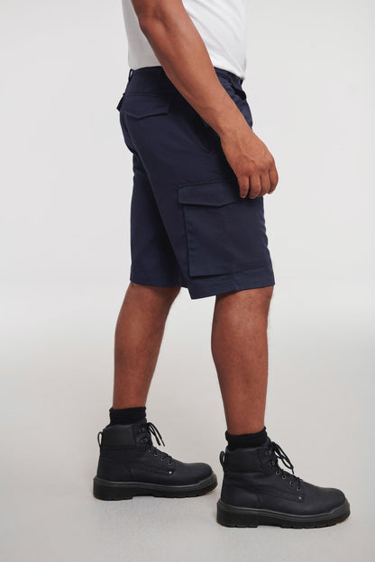 Russell Europe Polycotton twill workwear shorts