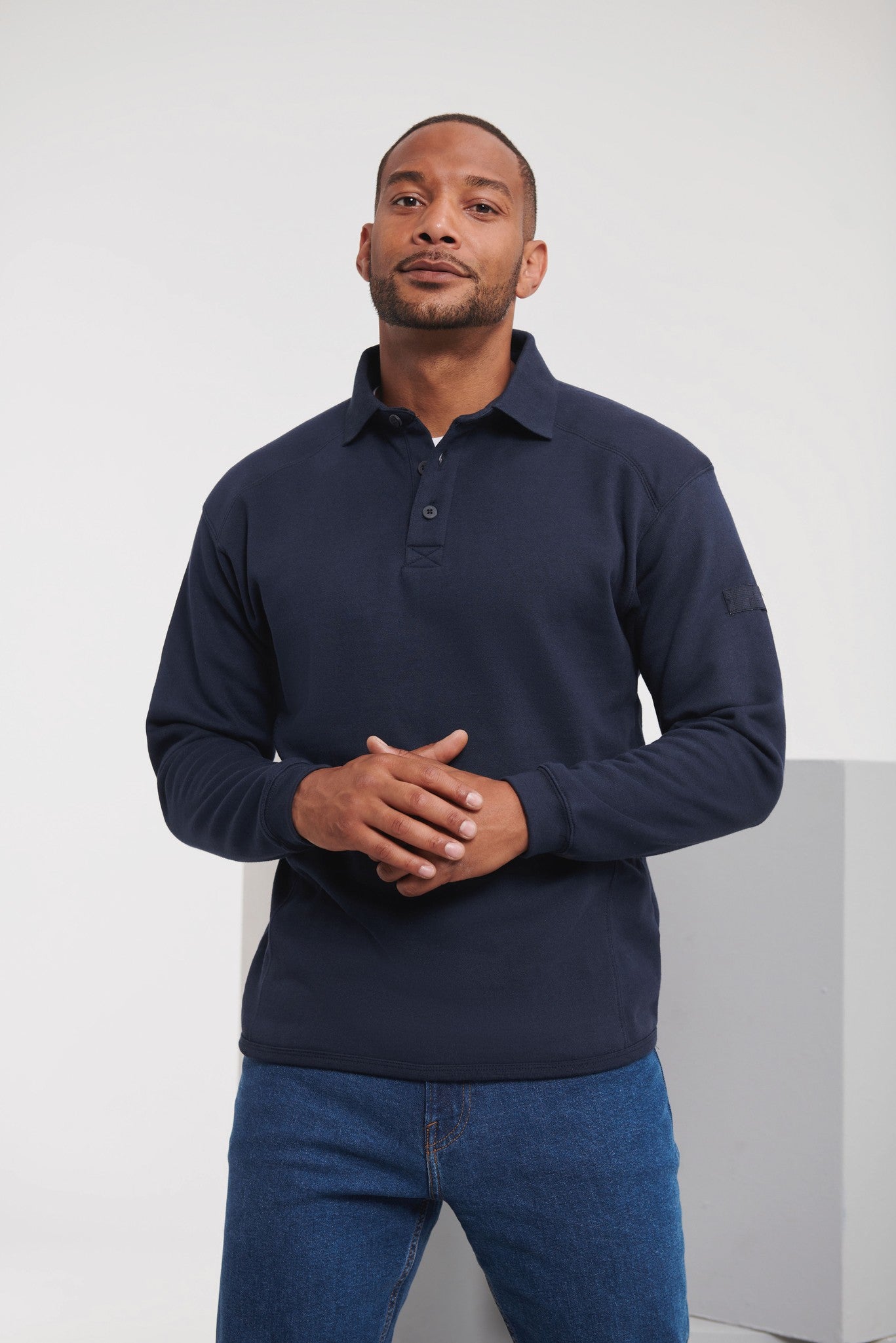 Russell Europe Heavy-duty collar sweatshirt