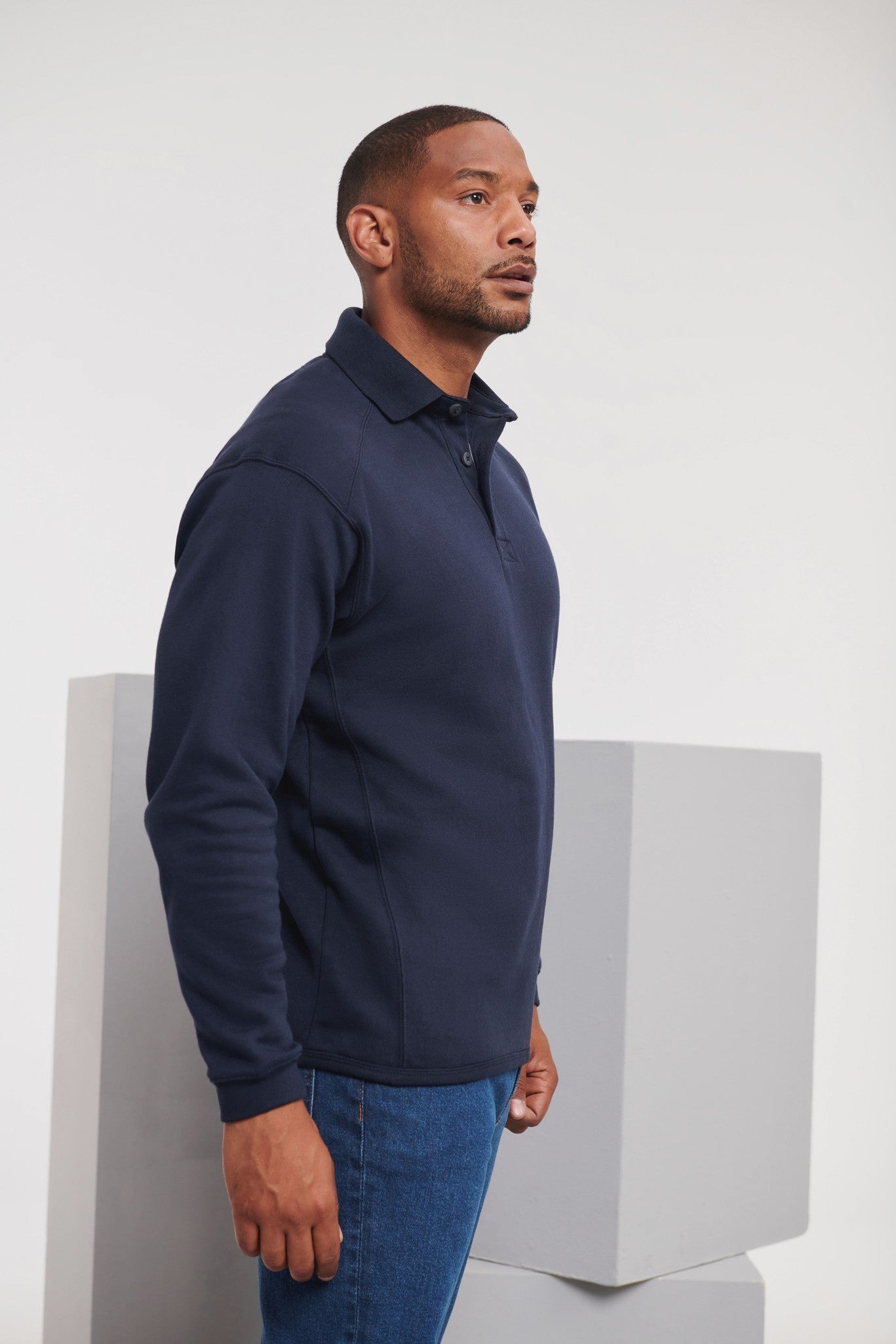 Russell Europe Heavy-duty collar sweatshirt