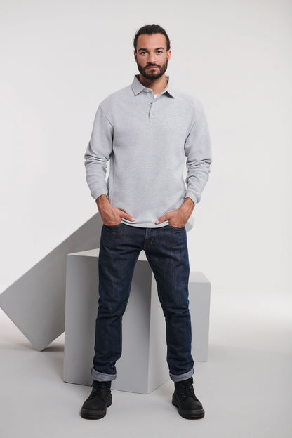 Russell Europe Heavy-duty collar sweatshirt