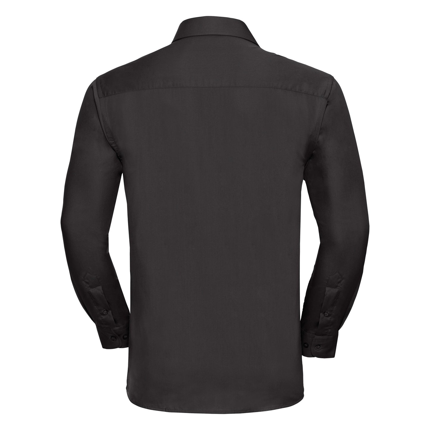 Russell Collection Long sleeve pure cotton easycare poplin shirt