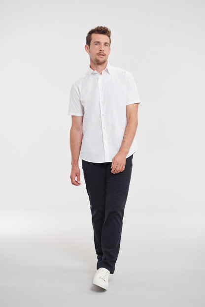 Russell Collection Short sleeve easycare fitted shirt