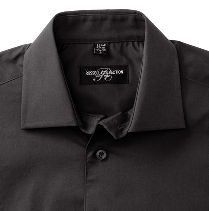 Russell Collection Short sleeve easycare fitted shirt