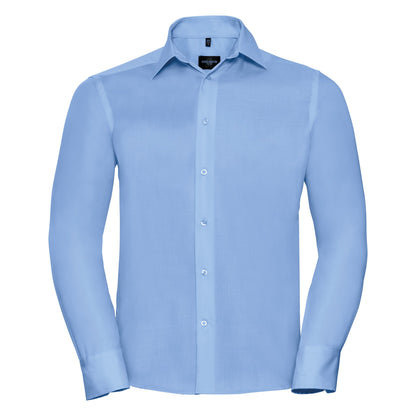 Russell Collection Long sleeve tailored ultimate non-iron shirt