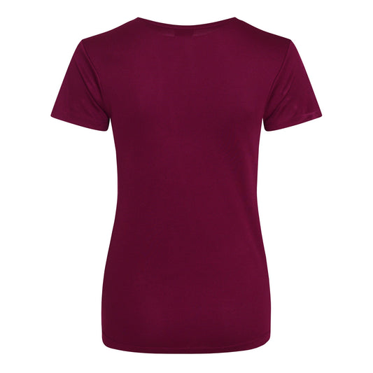 AWDis Just Cool Women's cool T - Burgundy