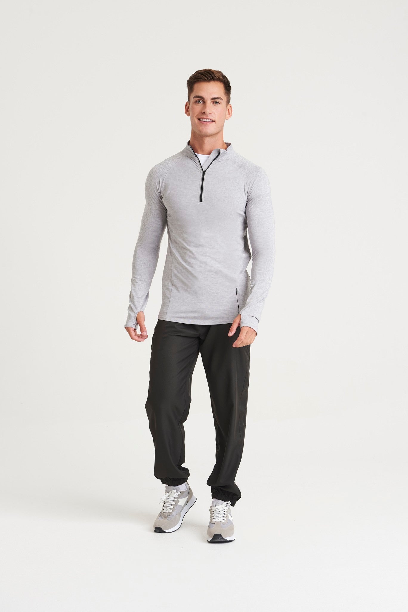 AWDis Just Cool Cool Flex long half-zip top