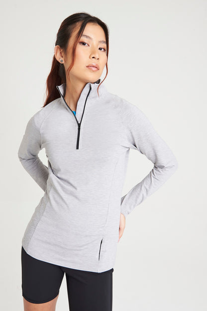 AWDis Just Cool Women's Cool Flex long half-zip top