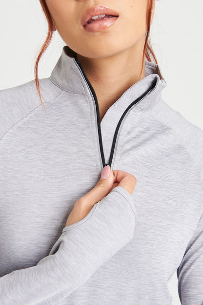 AWDis Just Cool Women's Cool Flex long half-zip top