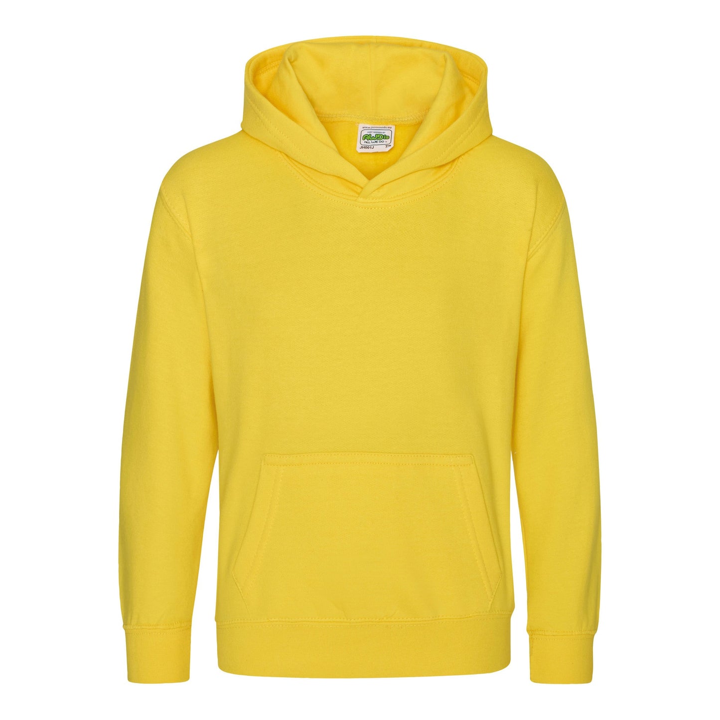 AWDis Just Hoods Kids hoodie - Sun Yellow