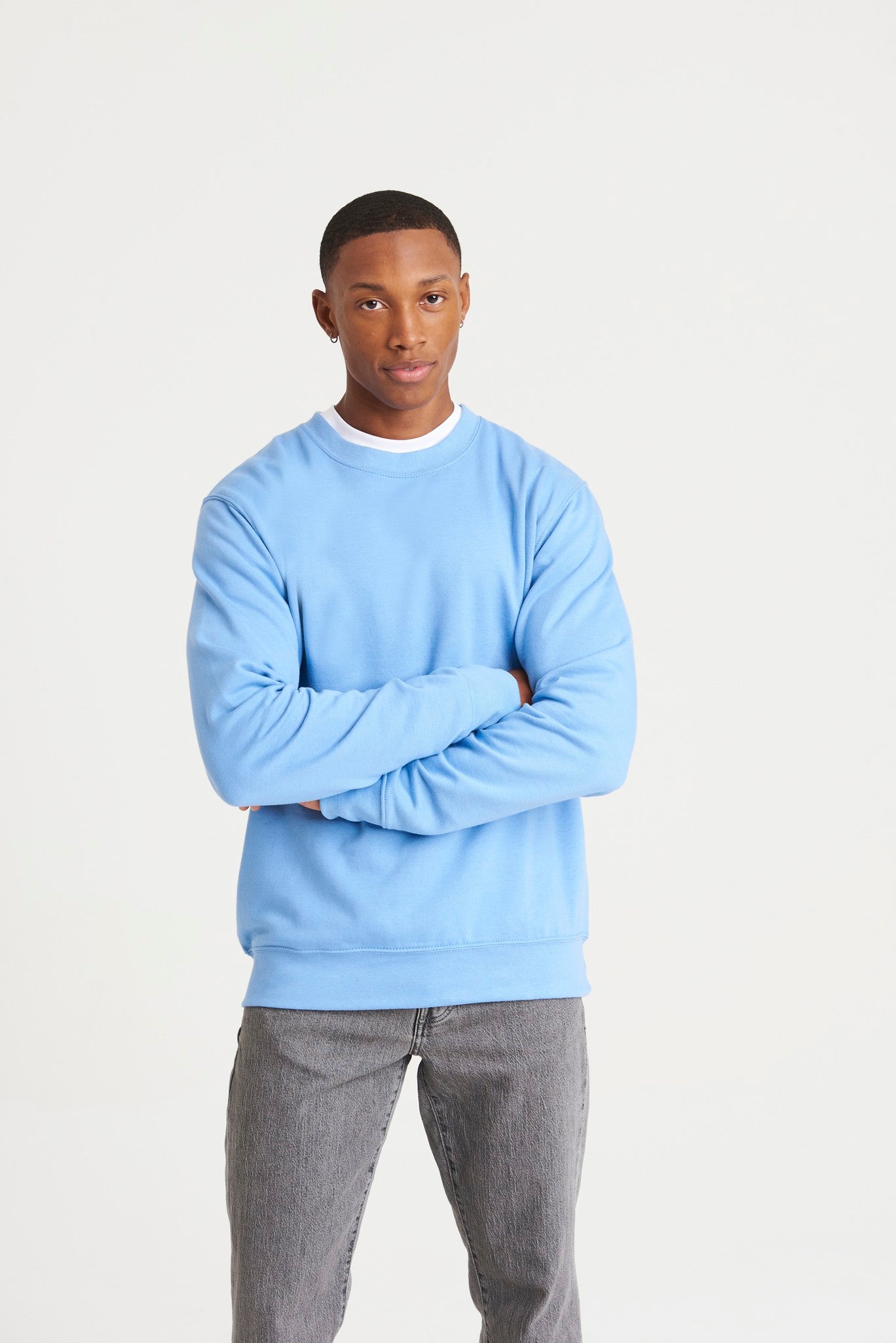 AWDis Just Hoods AWDis sweatshirt. - Lagoon Blue