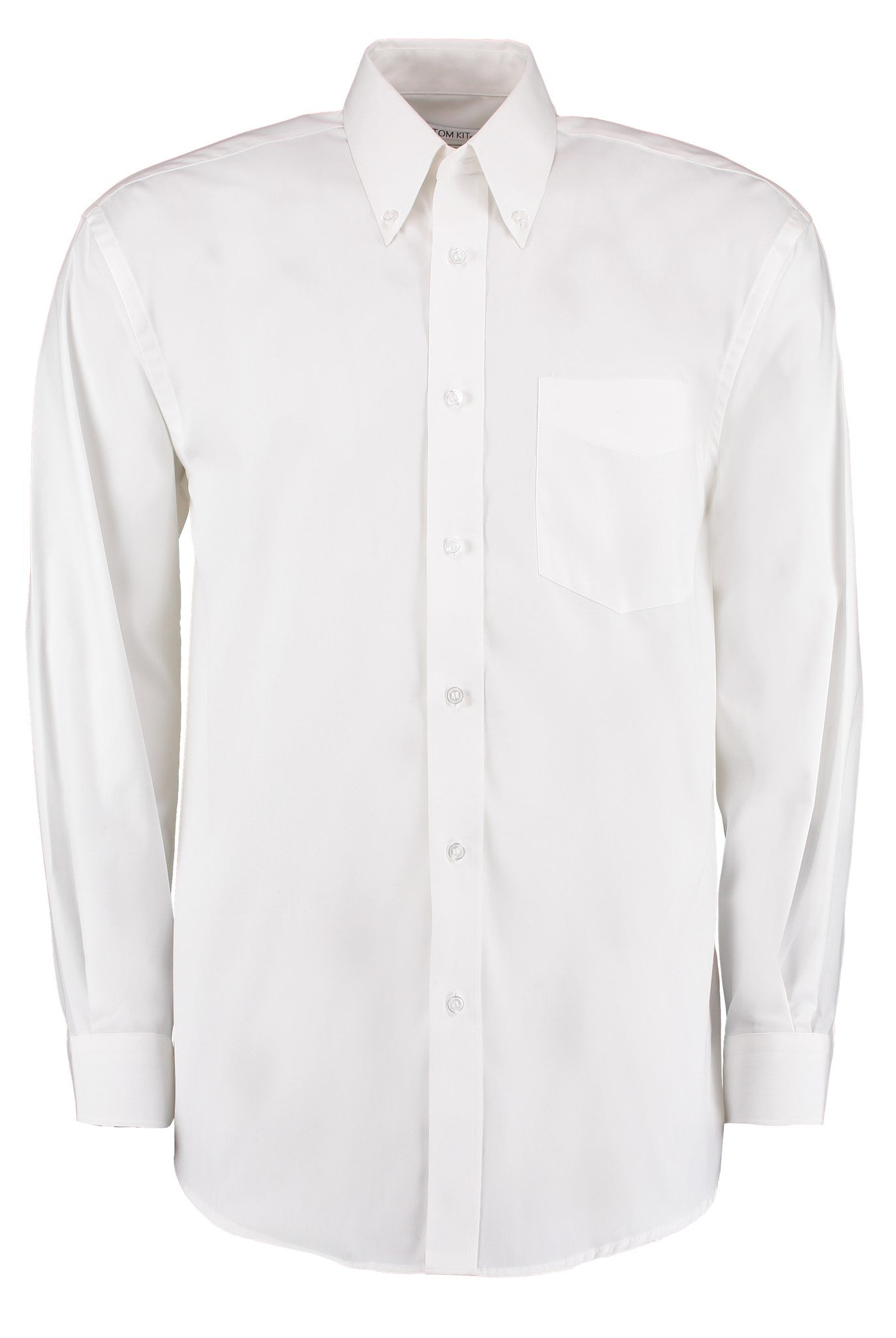 Kustom Kit Corporate Oxford shirt long-sleeved (classic fit) - White