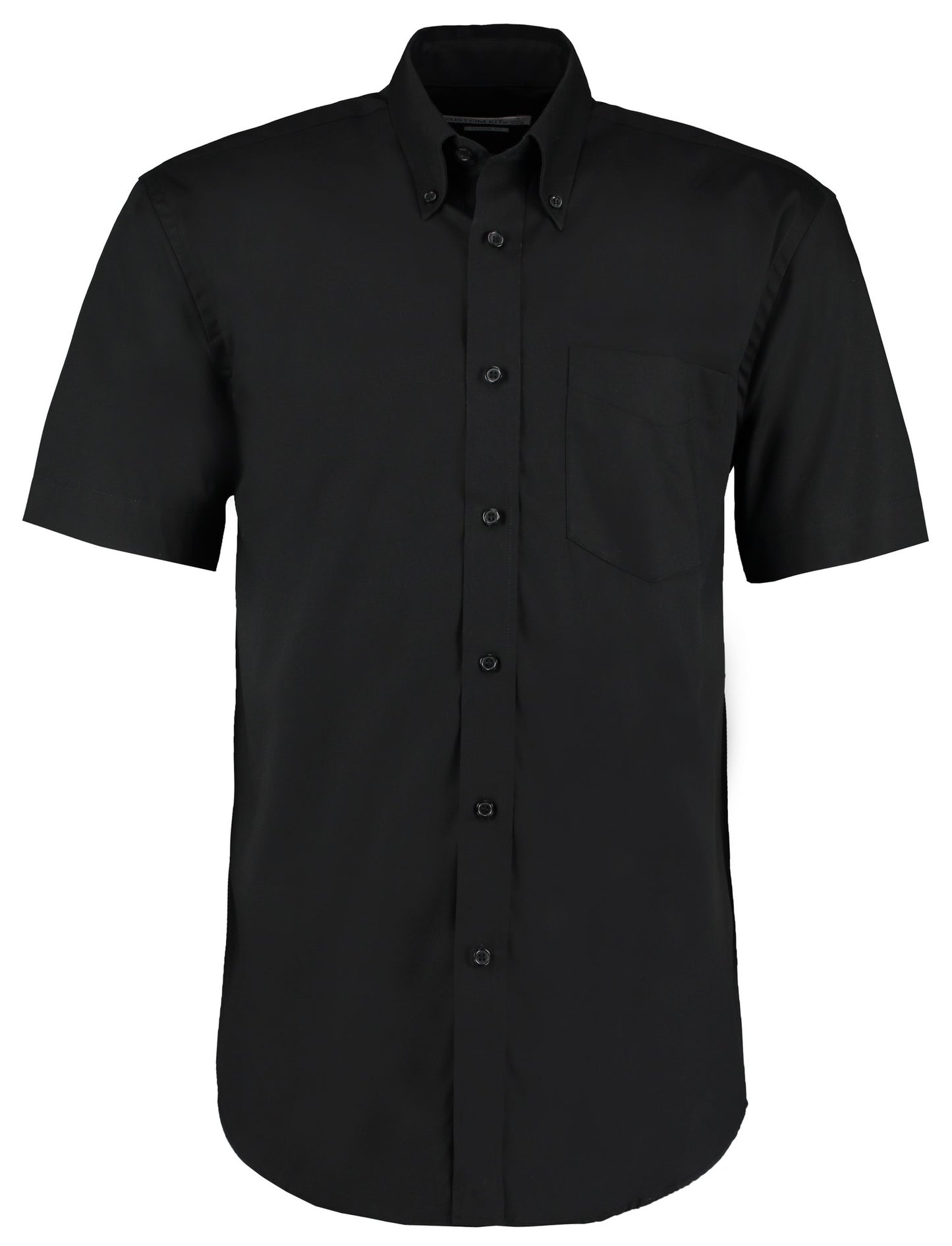 Kustom Kit Corporate Oxford shirt short-sleeved (classic fit) - Black