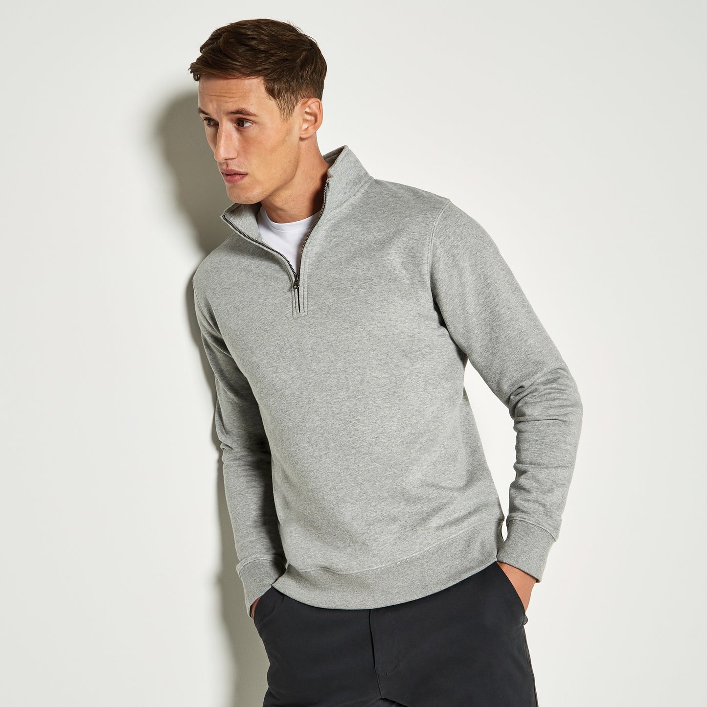 Kustom Kit Regular fit ¼-zip sweatshirt