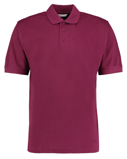 Kustom Kit Klassic polo with Superwash® 60°C (classic fit) - Burgundy