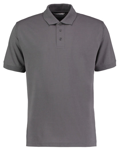 Kustom Kit Klassic polo with Superwash® 60°C (classic fit) - Charcoal