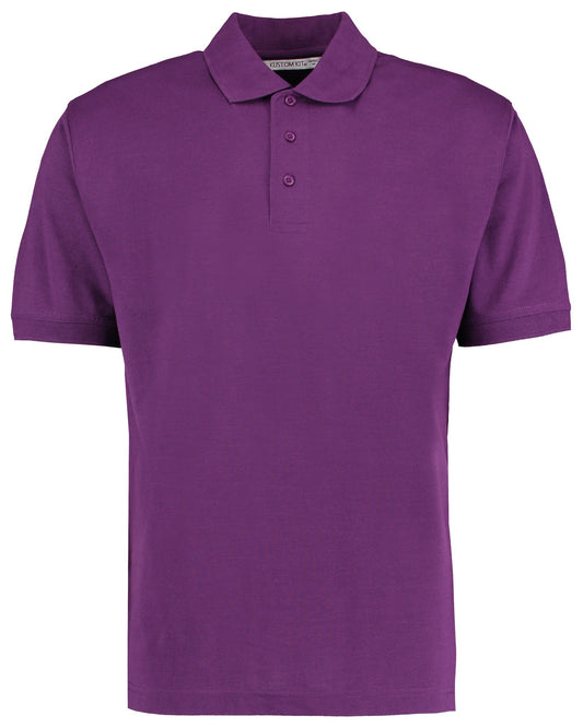 Kustom Kit Klassic polo with Superwash® 60°C (classic fit) - Dark Purple