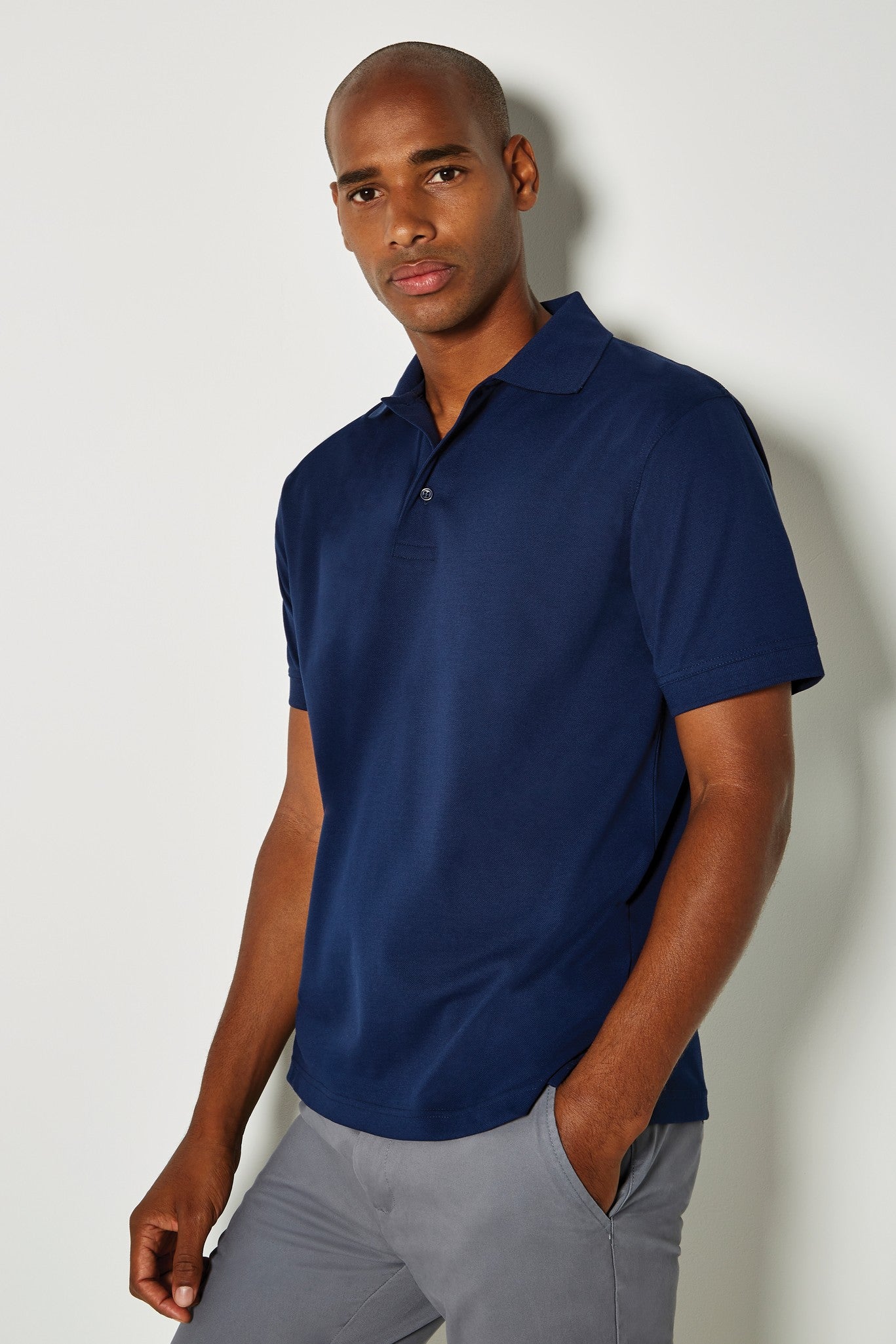 Kustom Kit Klassic polo with Superwash® 60°C (classic fit) - Mid Blue