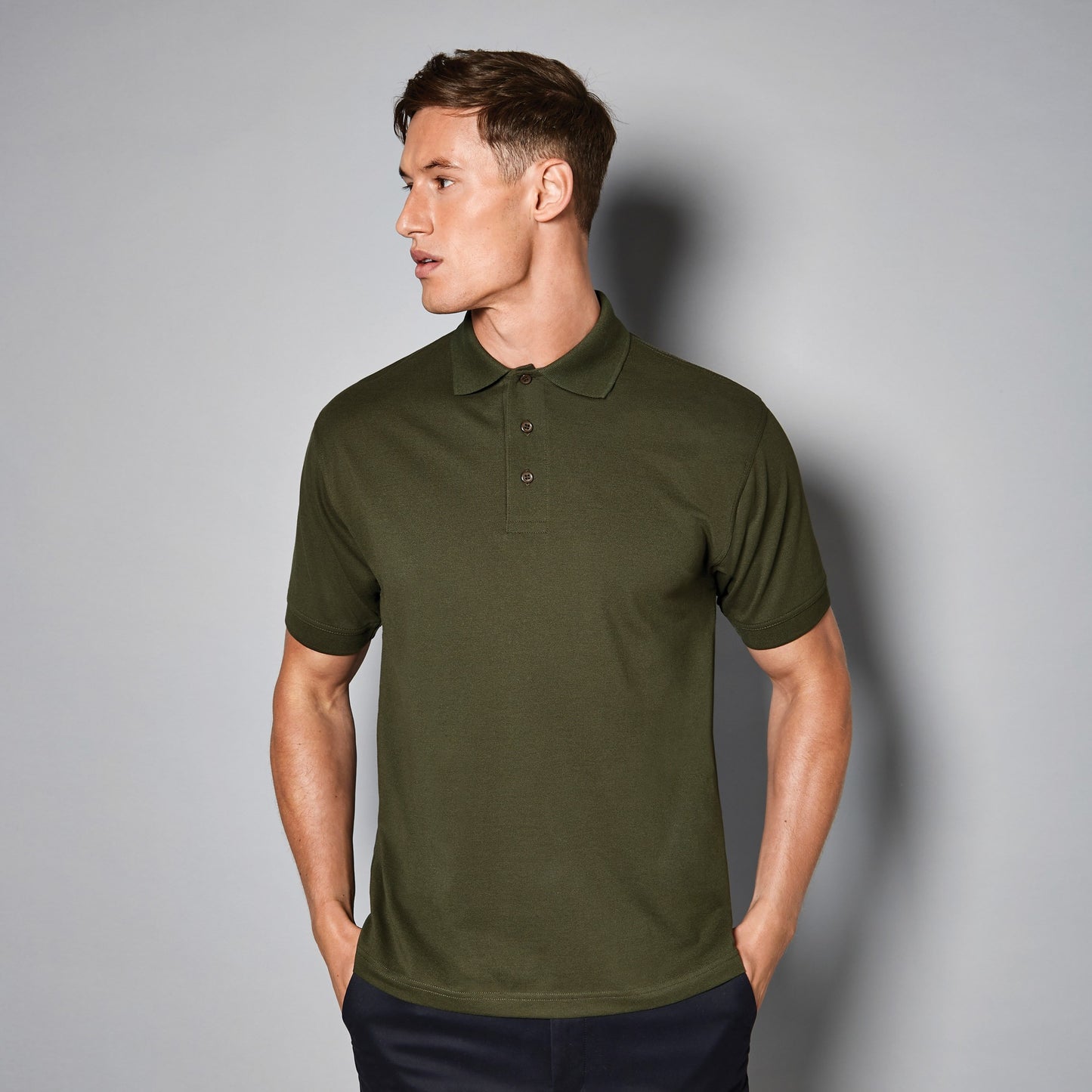 Kustom Kit Klassic polo with Superwash® 60°C (classic fit) - Army Green