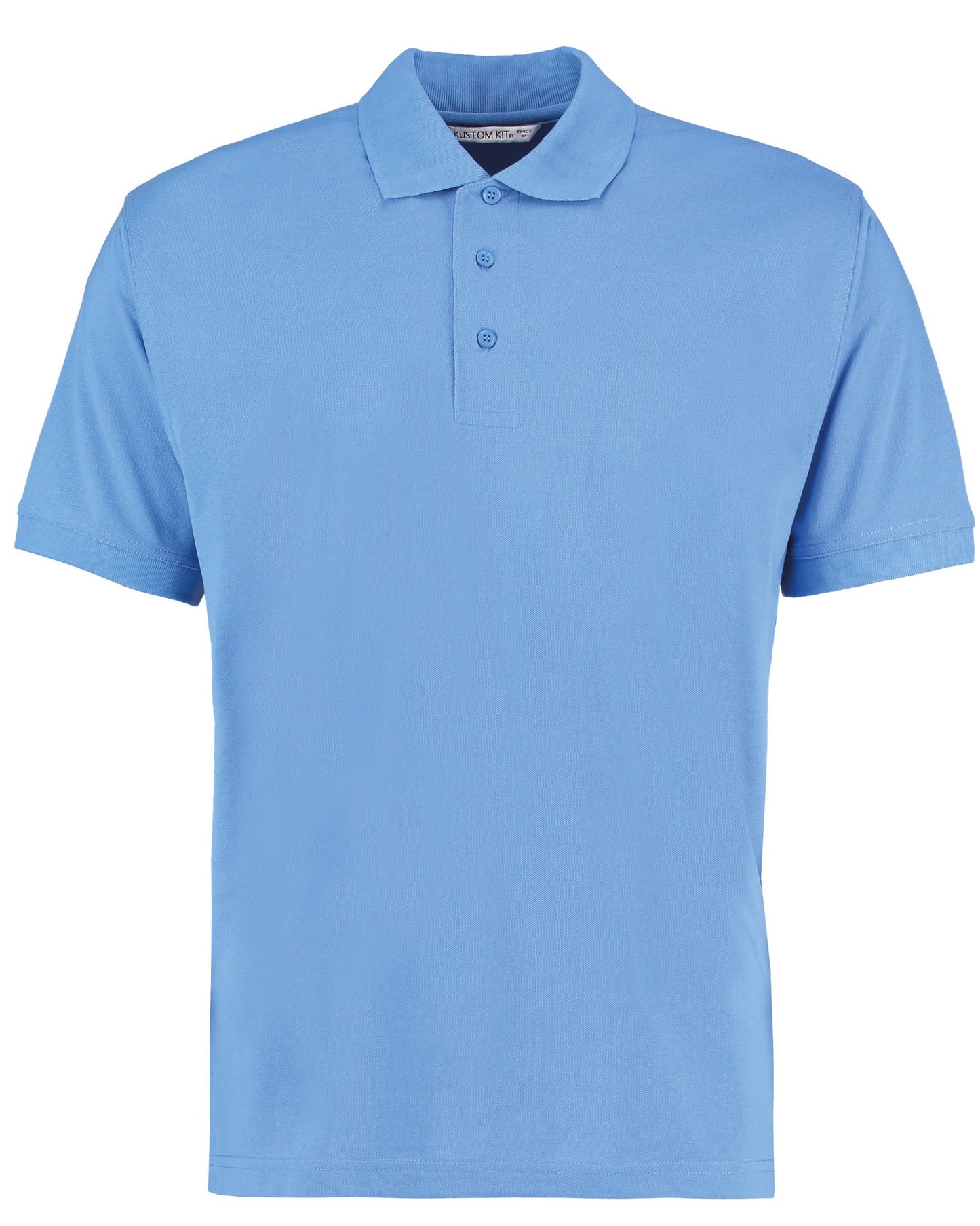 Kustom Kit Klassic polo with Superwash® 60°C (classic fit) - Mid Blue