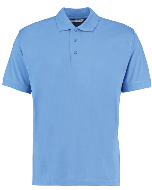 Kustom Kit Klassic polo with Superwash® 60°C (classic fit) - Mid Blue