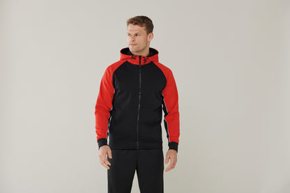 Finden & Hales Panelled sports hoodie