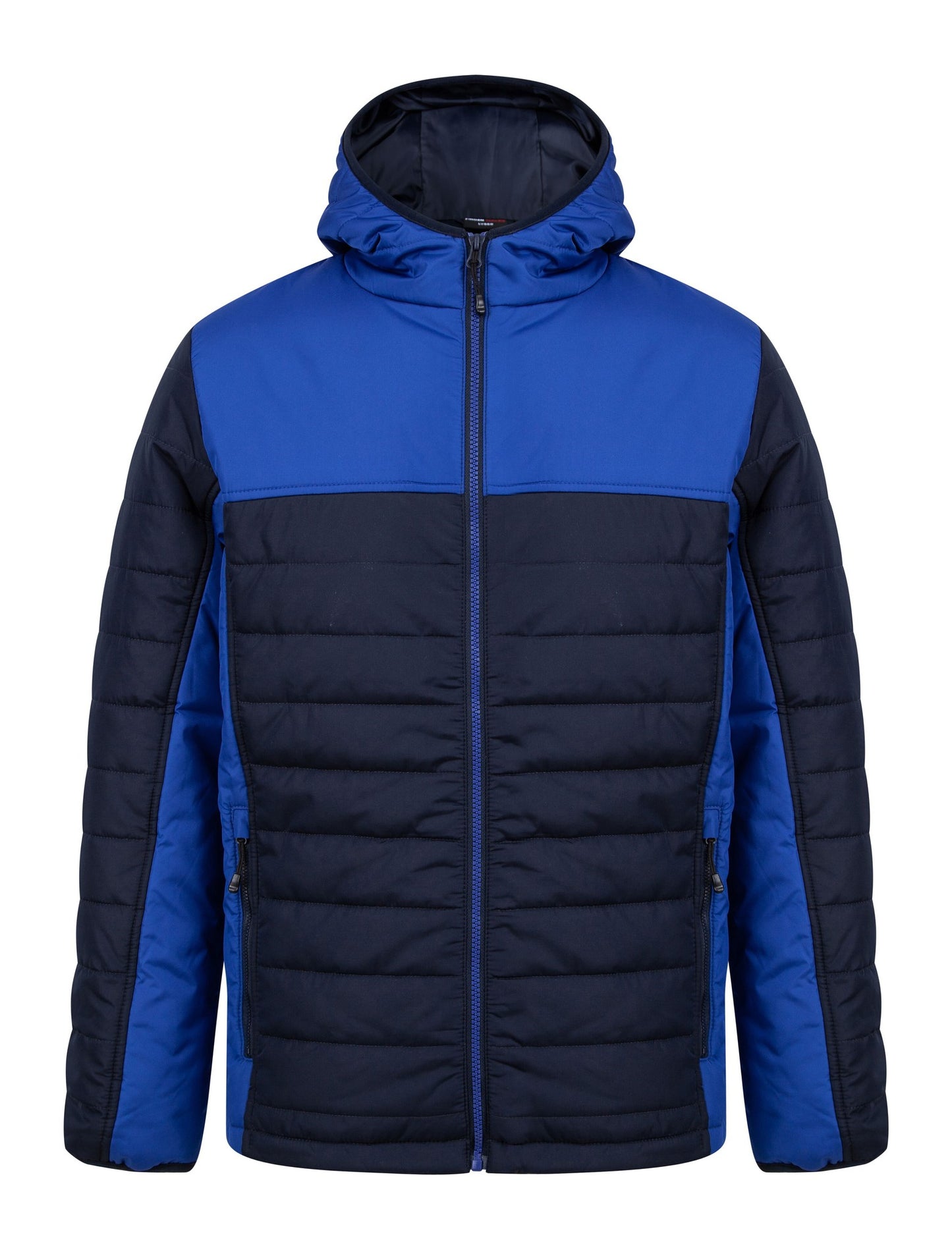 Finden & Hales Hooded contrast padded jacket