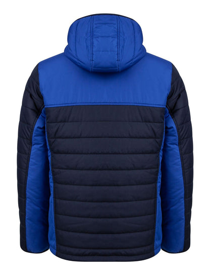 Finden & Hales Hooded contrast padded jacket