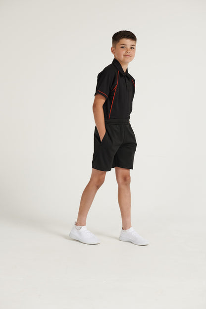 Finden & Hales Kids knitted shorts with zip pockets