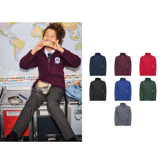 Russell Europe Kids full-zip outdoor fleece