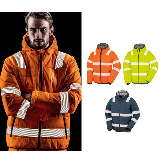 Result Genuine Recycled Recycled ripstop padded safety jacket