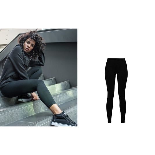 Build Your Brand Women's stretch Jersey leggings