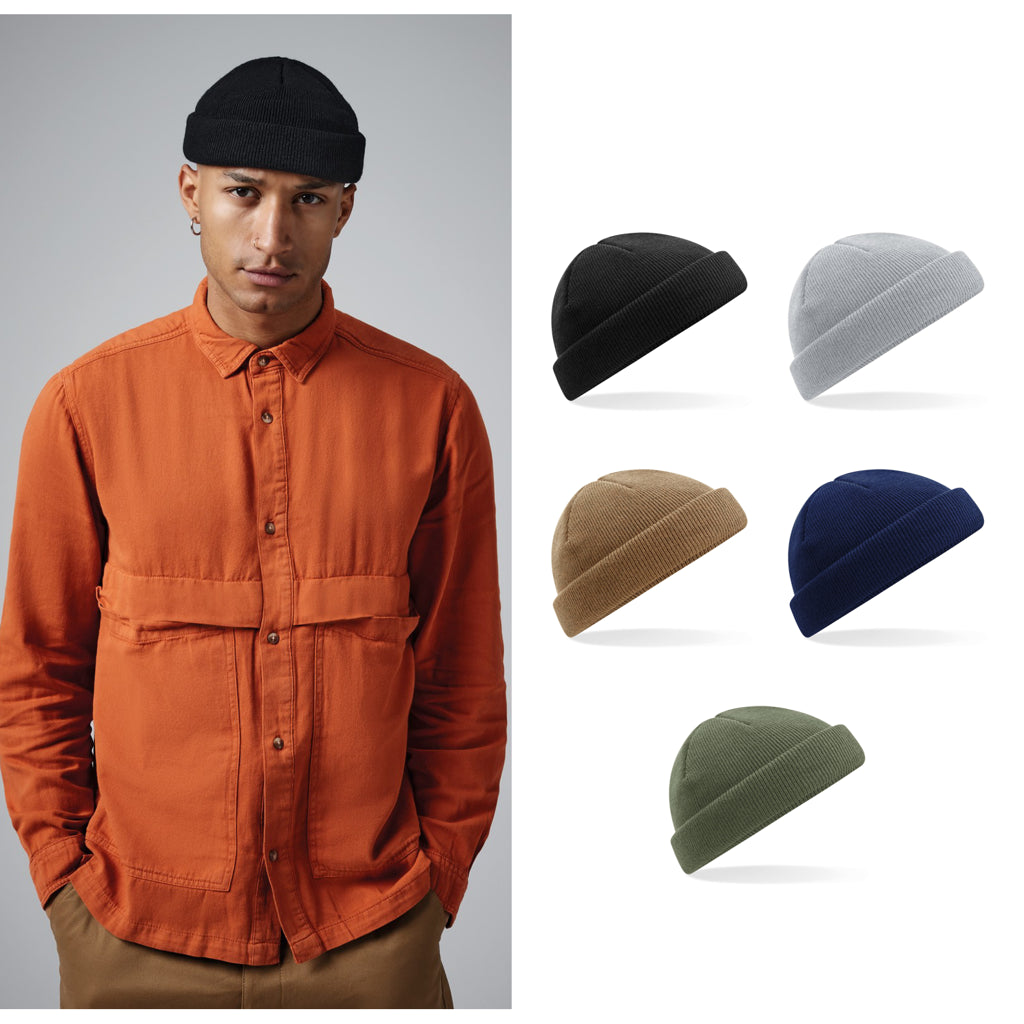 Beechfield Recycled mini fisherman beanie