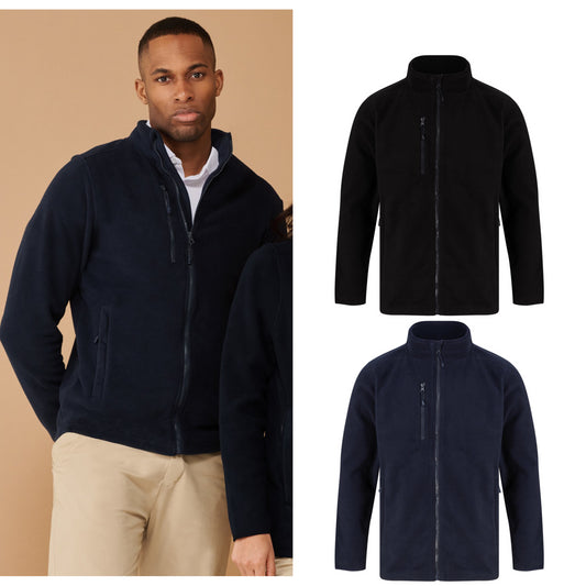 Henbury Recycled polyester microfleece jacket