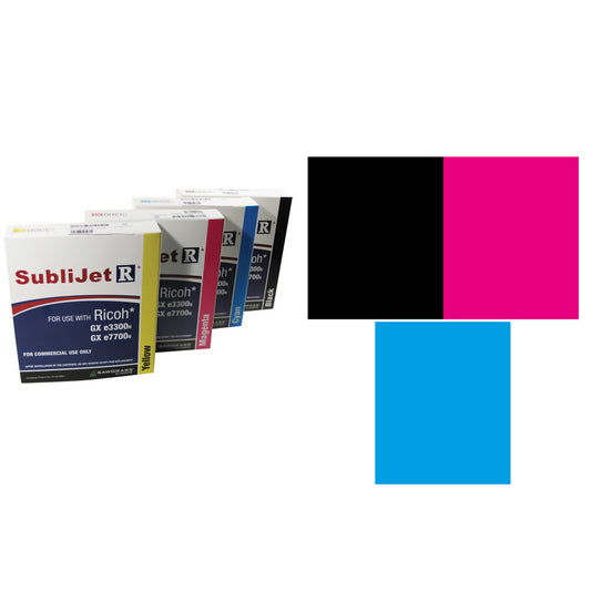 Add it on Sublimation cartridges for ricoh gx3300 a4