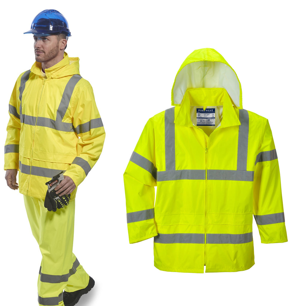 Portwest Hi-vis rain jacket (H440)