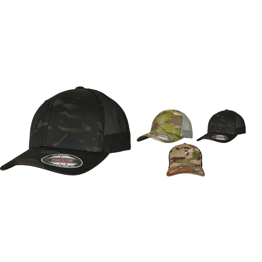 Flexfit by Yupoong MultiCam® trucker mesh cap (6511MC)