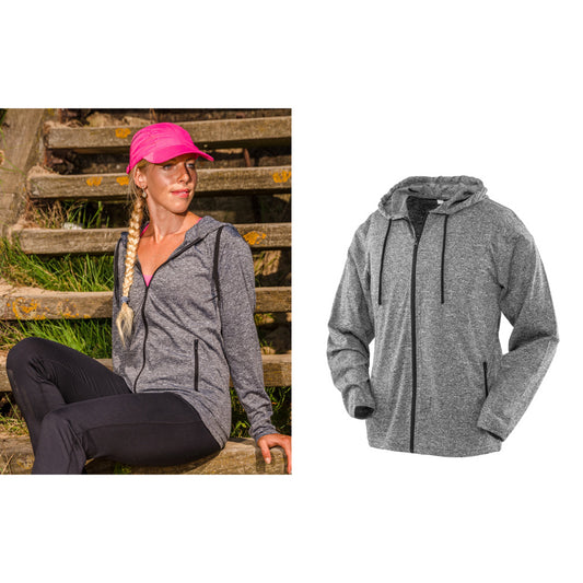 Spiro Women's hooded tee jacket