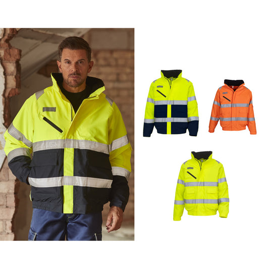 Yoko Hi-vis fontaine flight jacket (HVP209)