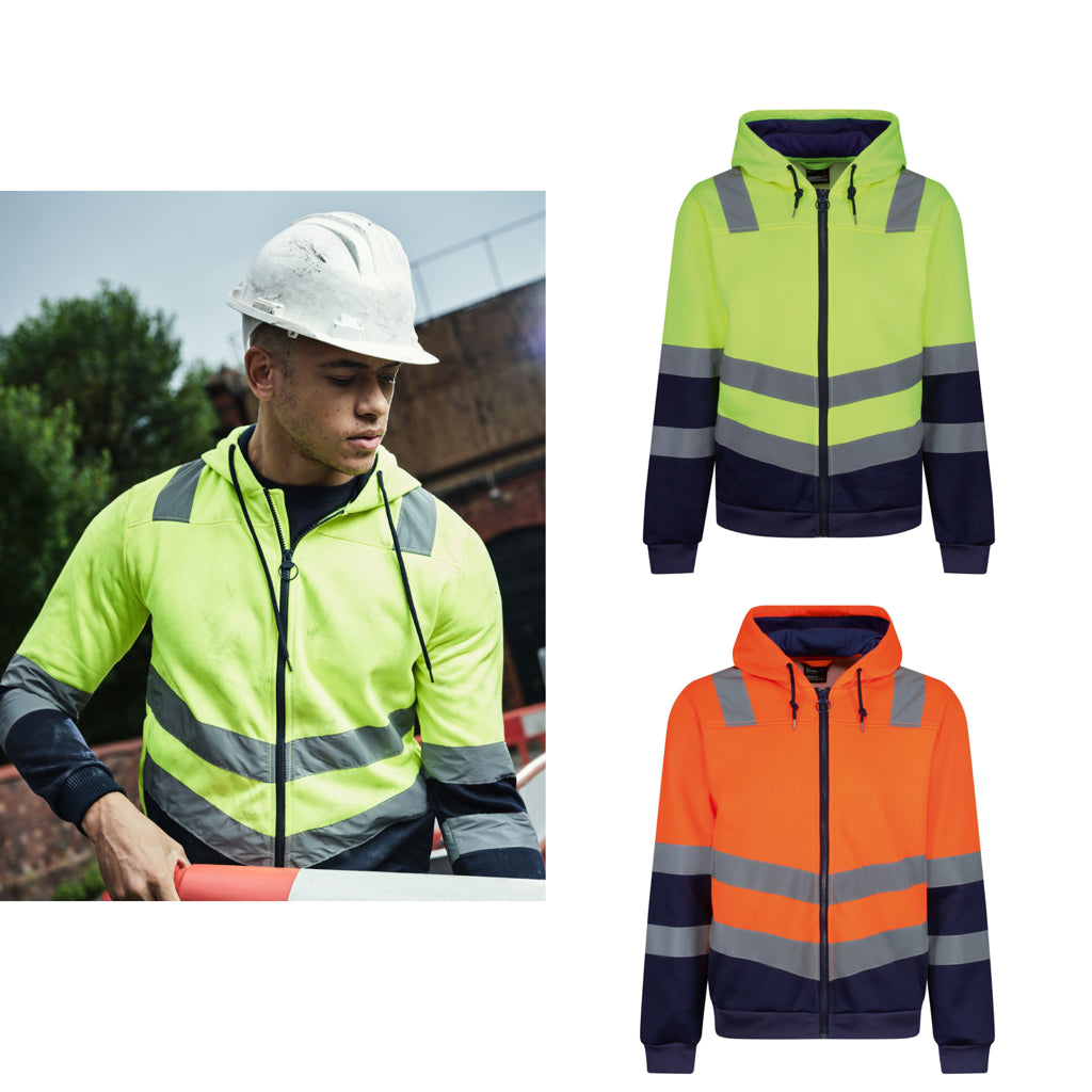 Regatta High Visibility Pro hi-vis full zip hoodie