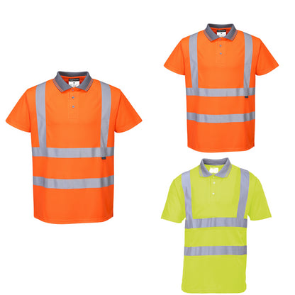 Portwest Hi-vis short sleeved polo (S477/RT22)