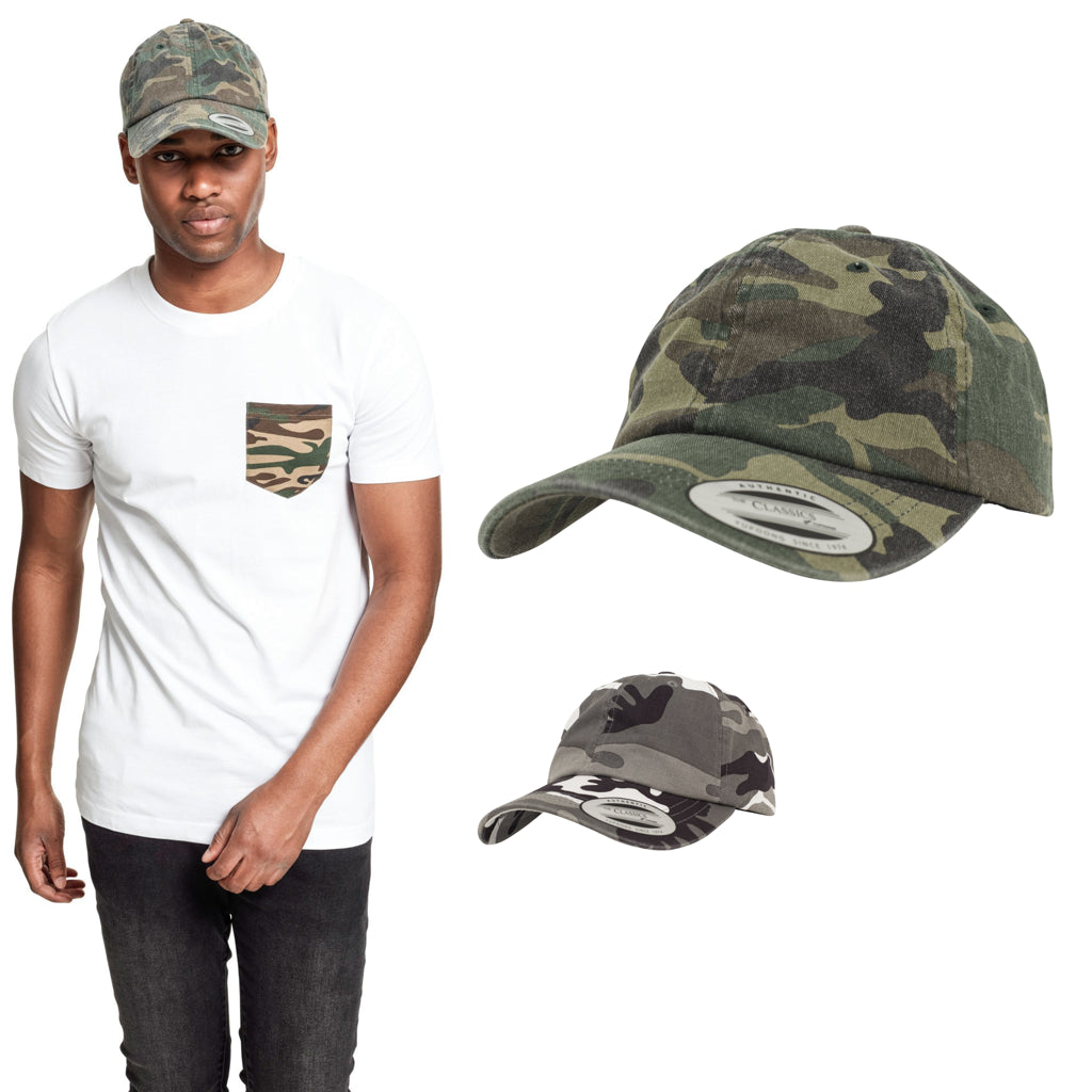 Flexfit by Yupoong Low-profile camo washed cap (6245CW)