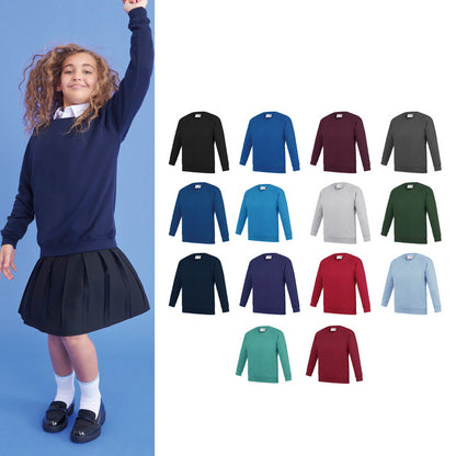 AWDis Academy Kids Academy raglan sweatshirt