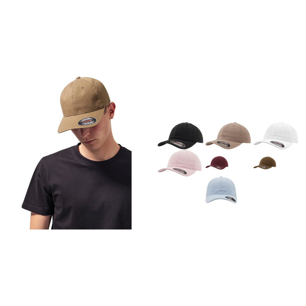 Flexfit by Yupoong Flexfit garment washed cotton dad hat (6997)