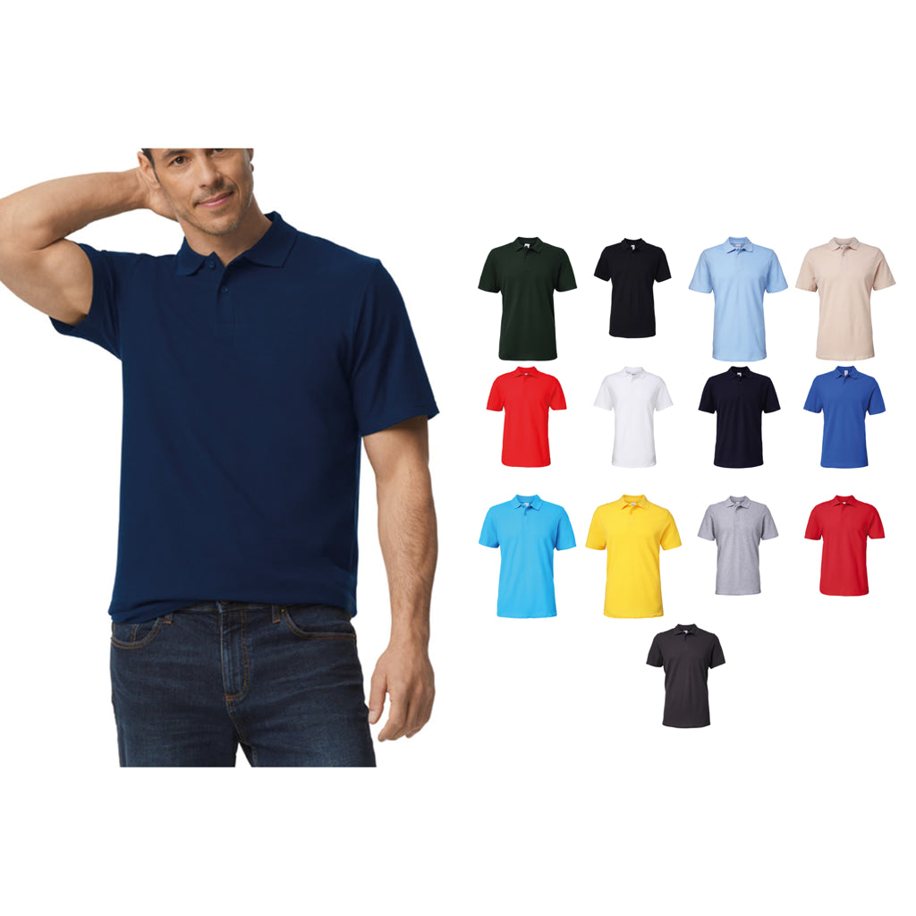 Gildan Softstyle™ adult double piqué polo