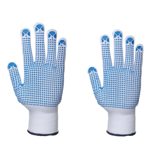 Portwest Nylon polka dot glove (A110)