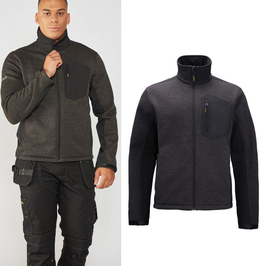 Stanley Workwear Brady zip-through knitted fleece