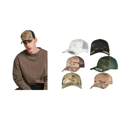 Flexfit by Yupoong Retro trucker Multicam® (6606MC)