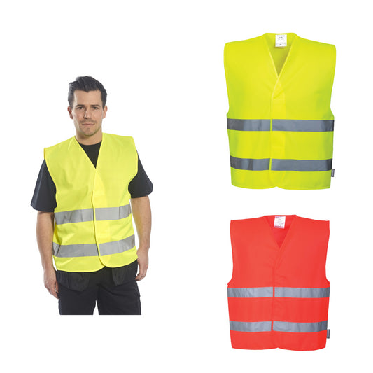 Portwest Hi-vis two-band vest (C474)